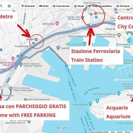 Free Parking - Luxury In Centro Appartement Genua Buitenkant foto